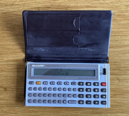 Sharp pocket computer 1251 - computer,