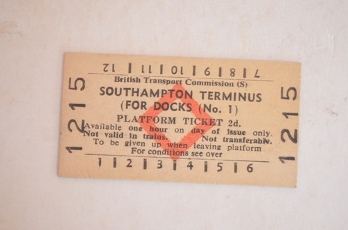Railway platform ticket btc - platform,