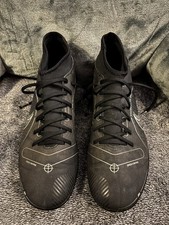 Nike Mercurial Superfly 8 Club FG MG Football Boots Black Silver Size 8