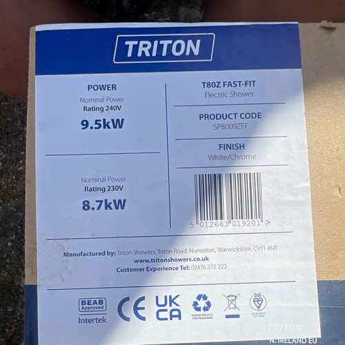 Triton t80z fast fit - fast-fit, electric