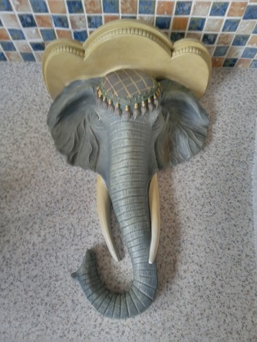 Elephant head shaped wall - head,