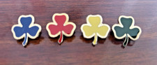 Set of 4 Girl Guides Clover