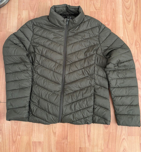 Jacket with pack away bag