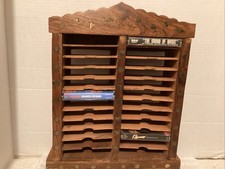 Antique Rare Wooden Cassette