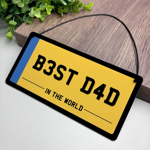 Dad novelty licence plate - licence,