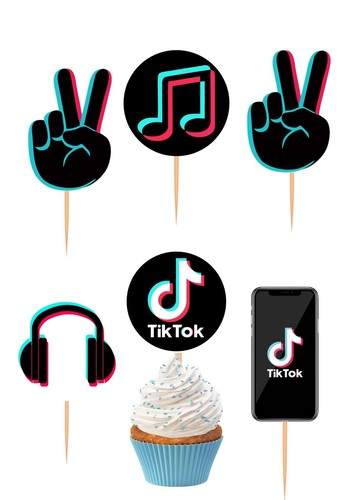 Tiktok cupcake toppers viral - tiktok,