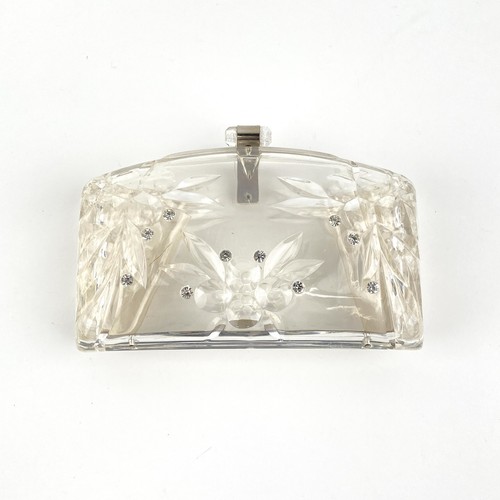 Vintage 1950s carved lucite - 1950s,