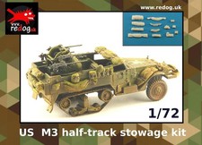 Redog 1:72 US Army M3 Half track stowage set.