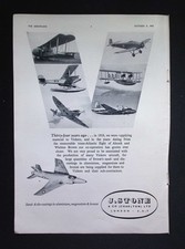 Original 1953 Advert J. Stone Aluminium Castings Vickers Aircraft