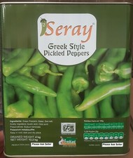Pickled Kebab Peppers Greek style Seray TIN 12.2 kg