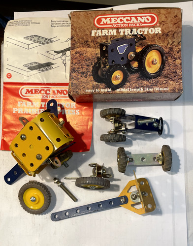 Meccano part built farm - meccano,