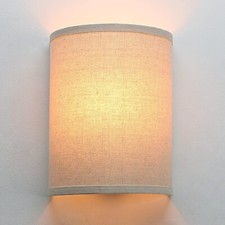 Industrial Wall Light Linen
