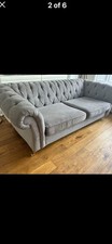 Grey 3-Seater Sofa