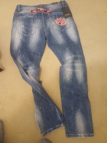 Dsquared jeans football badges - jeans,