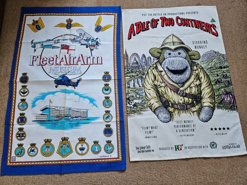Vintage tea towels fleet air - vintage,