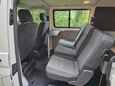 Volkswagen Kombi Crew Cab VW T5 T6 T6.1 Table and Rail Set - Black Hex Ply Edge