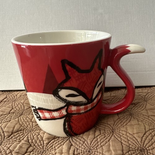 Starbucks fox mug red - fox, oz