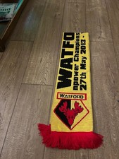 WATFORD FC EFL CHAMPIONSHIP PLAY-OFF FINAL 2013 WEMBLEY SCARF