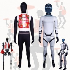 AI robot cosplay costume Halloween costume big flower set jacket jumpsuit