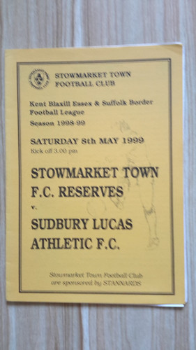 Stowmarket town reserves - town, v