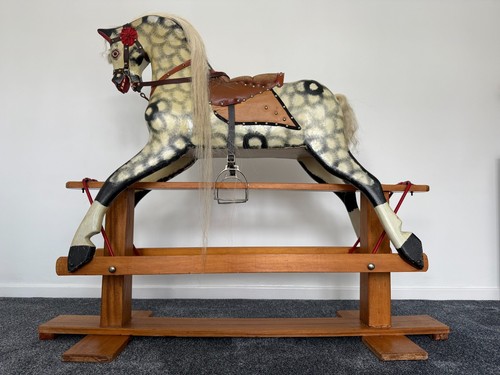 Antique rocking horse - rocking,