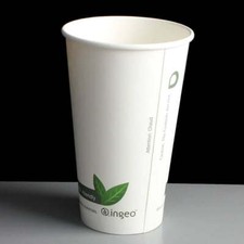4/8/12/16oz Paper Cups For Hot Drinks White Biodegradable With Lids - Ingeo Cups