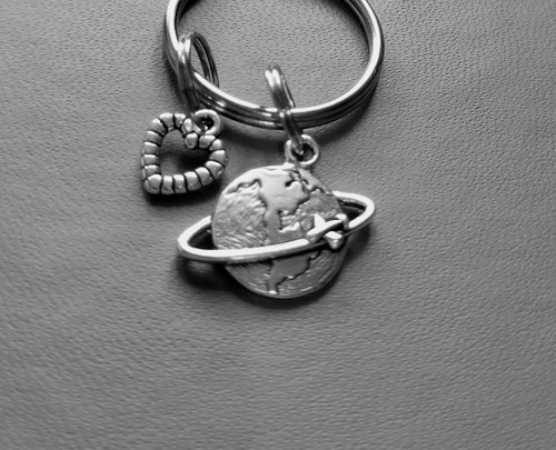 Loving planet earth keyring - 'planet,