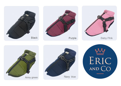 Waterproof dog coat with - coat,