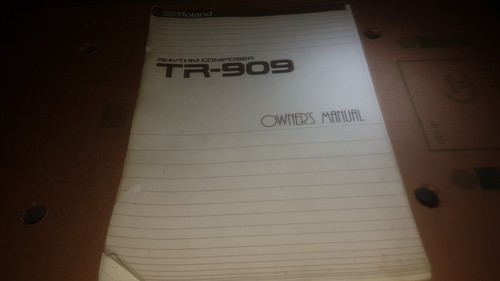 Roland 909 manual - tr,