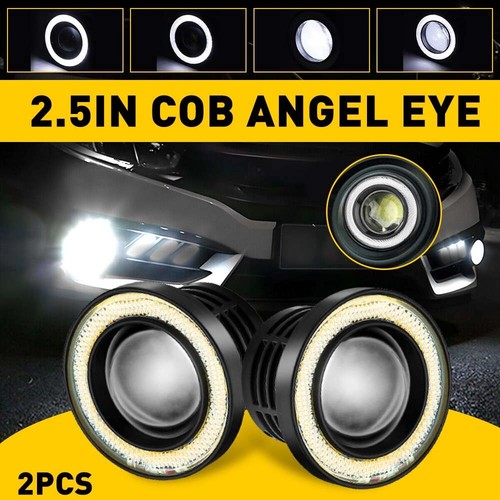 Pair white angel eyes - 2.5'',