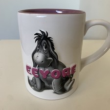 Disney Eeyore Large 3D Coffee Mug 4 1/2” Tall