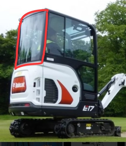 Bobcat e17 e19 - cab, curved