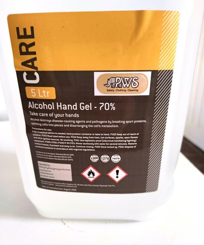 Proof 5lt alcohol hand gel - 70%,
