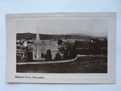 Rhayader general view sent - rhayader,,