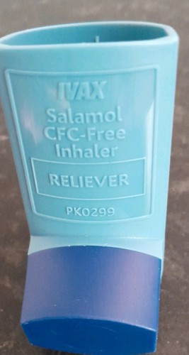 Empty plastic inhaler - inhaler, /