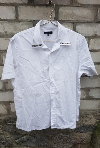 Men aquascutum shirt white - shirt,
