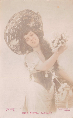Postcard edwardian actress - -,