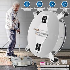 High Pressure Washer Surface Cleaner 16.5" Power Washer Brush Patio Cleaner Set