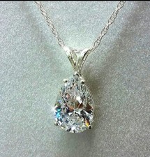 Diamond Water drop Silver