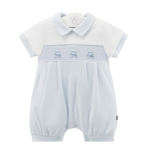 Baby boys short rompers blue - boys,