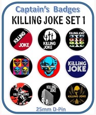 Set of  Killing Joke Badges