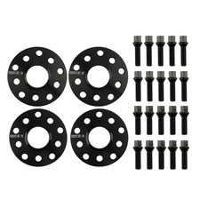 2x 15mm 2x 20mm Alloy Wheel Spacers Kit for Audi A1 A2 A3 TT 5x100/112mm Set