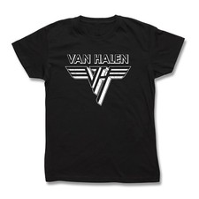 Van Halen white logo on a