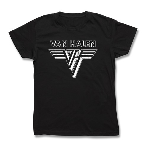 Van halen white - white, logo