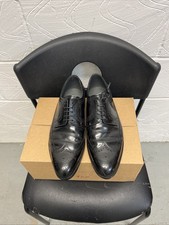 Barker Mens Black Brogue Shoes