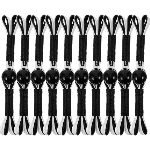 Black polyester knot buttons - polyester,