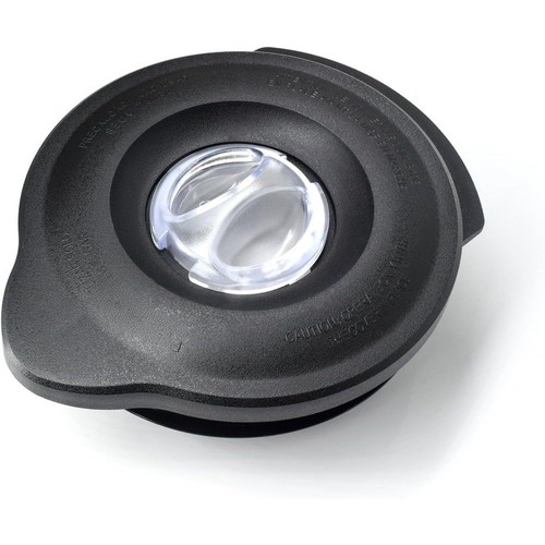 Transparent black lid - black, for