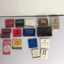 Vintage Matchbooks including Risqué / Rude, Masonic, Players Cigarette & Others