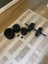 Adjustable Dumbbell Weight Set – 30kg Home Gym Fitness Training