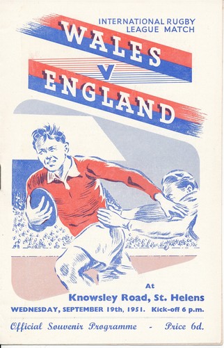 Rugby league programme - league,